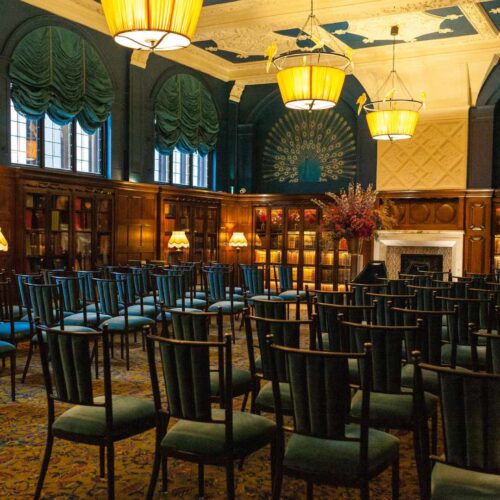 Indoor wedding ceremony event space