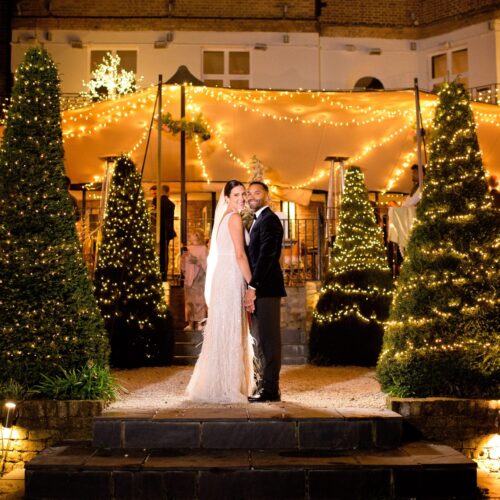 picture of couple on their wedding day