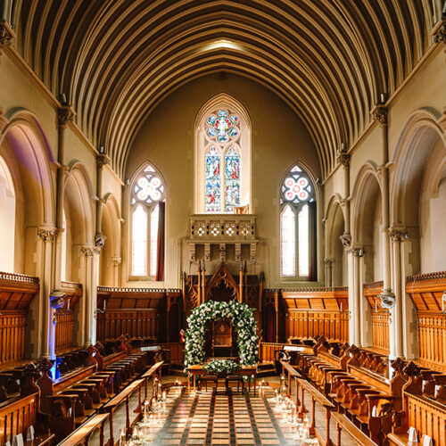 Church wedding event space