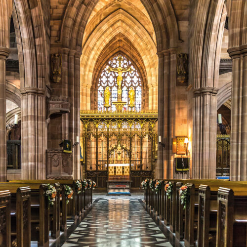 A Church wedding space